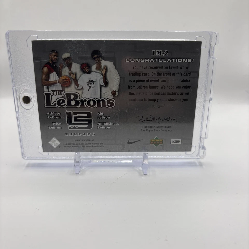 勒布朗·詹姆斯 2006-07 Upper Deck All Business “The Lebrons” Threads 球衣 #LM-3 — 第 2/2 张图片