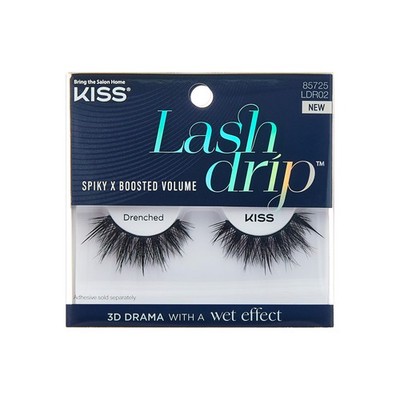 Lash Drip False Eyelashes, Spiky X Boosted Volume, Unique Wet Look Hydrated E...