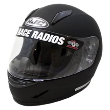 PCI Race Radios 3027 HJC CL-Y Youth Medium Black Full Face Helmet