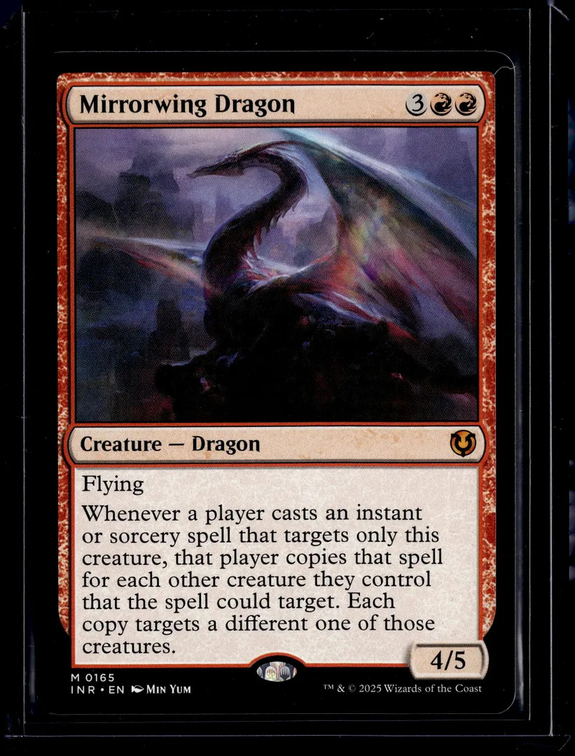 Mirrorwing Dragon - 165 - INR - NM - MTG Magic the Gathering