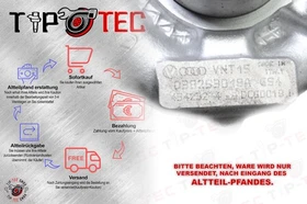 Turbolader 454232-4 038253019A VW Golf 4 Bora 1.9 TDI 4motion 115 PS 03G253016K,