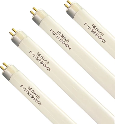 (4 Pack) 16’’ F10T5/830 Fluorescent Bulb Replacement for Jasco 10W 3000K Warm Wh