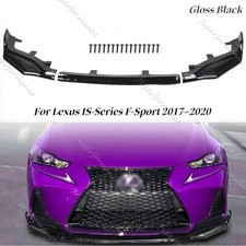For 2017-2020 Lexus Is-series F-sport Front Bumper Lip Splitter Gloss Black For 2017-2020 Lexus Is-series F-sport Front Bumper Lip Splitter Gloss Black