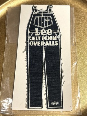 Rare Lee Jelt Denim Overalls Advertising Souvenir 1950's -MINT