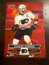 2021-22 Claude Giroux Upper Deck Tim Hortons red die cut hockey card - DC-5