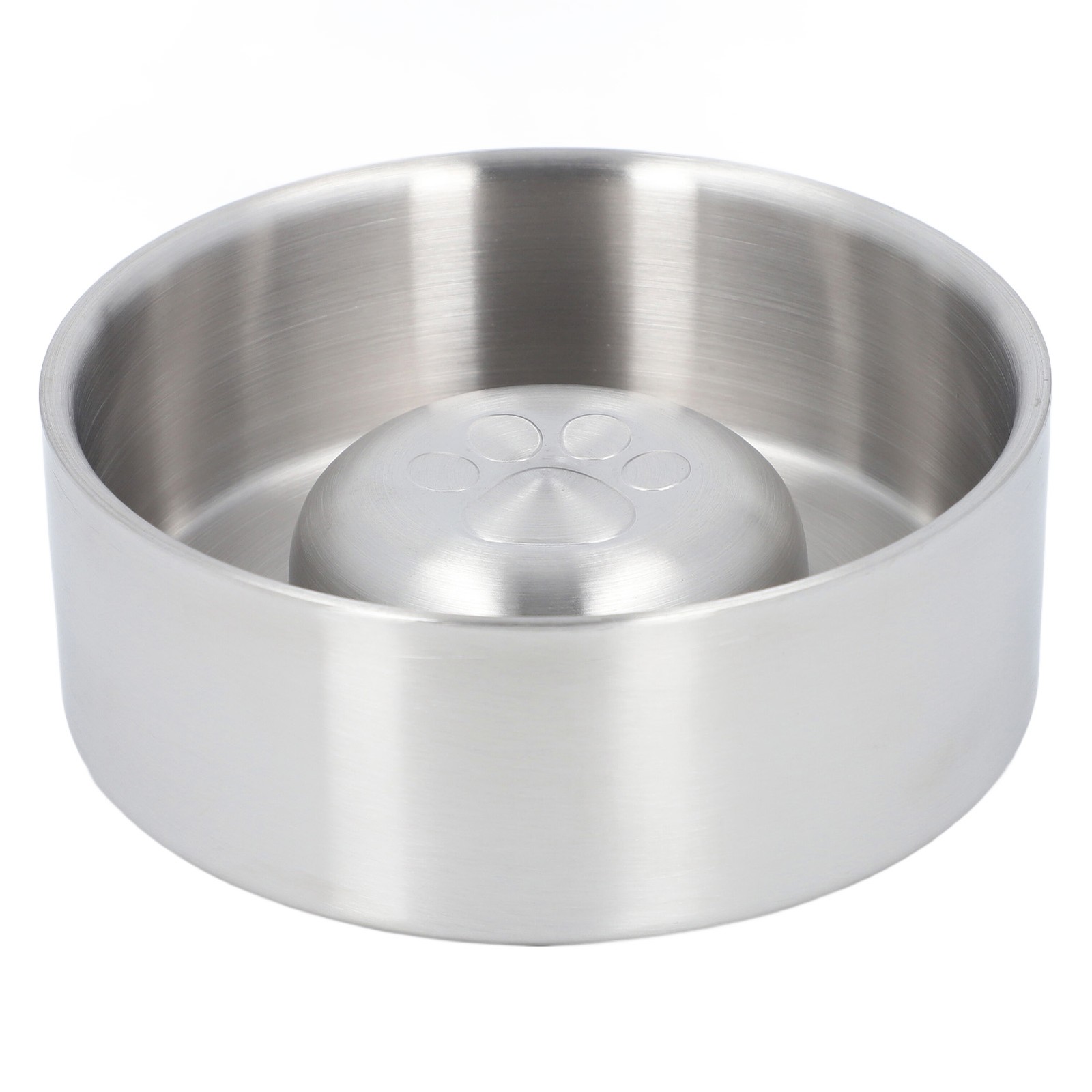 Slow Feeder Dog Bowls Stainless Steel Pet Feeding Slow Down Eating Bowl