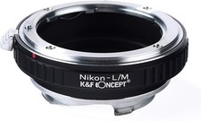 K F CONCEPT Nikon-L/M Nikon Nikkor F Lens to Leica M Camera Lens Mount Adapter