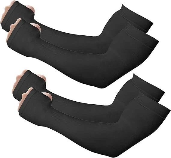 2 Pairs Sleeves Arm Sleeve Arm Warmers for Women Men, Sleeves ​with UV Suns...