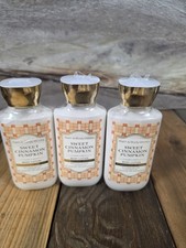 3PK Bath  Body Works Sweet Cinnamon Pumpkin Body Lotion 8oz