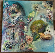 Abstract Art, "Let There Be Life” Original Oil Paintings, by Van Ness