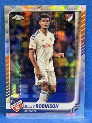 Miles Robinson 2025 Topps Chrome MLS Prism Refractor FC Cincinnati #173