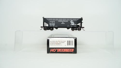 Atlas Trainman HO Scale Chesapeake and Ohio C&O 2-Bay Hopper #18892 F2-3-2 | Condition: Used