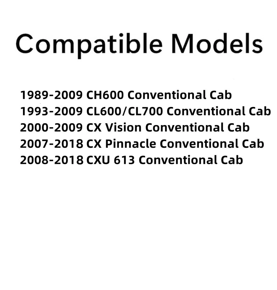 Fits Mack CH600 CL600 CL700 CX Vision CX Pinnacle CXU Front Door Window Glass Foto 3 de 4