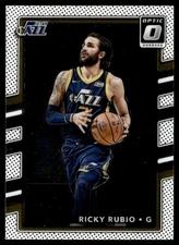 2017-18 Donruss Optic Ricky Rubio Utah Jazz #145