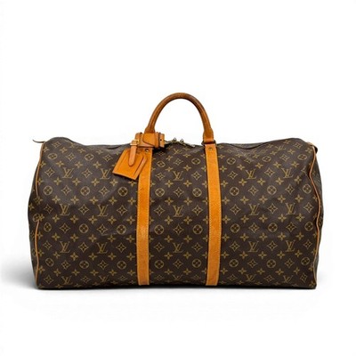 Louis Vuitton Keepall 60 Monogram Canvas Travel Duffle Bag M41422