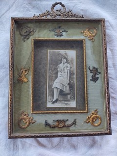 ANCIEN GRAND CADRE EMPIRE EN BRONZE