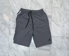 Nike Air Jordan Sweat Shorts Mens Small Gray Fleece Jumpman Logo CJ9466-091