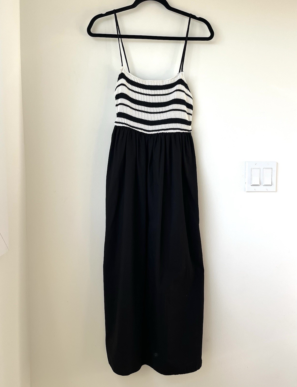 Zara Rustic Womens Dress With Contrast Knit Bust Medium Black Cream Stunning | eBay Zara Rustic Womens Dress With Contrast Knit Bust Medium Black Cream Stunning | eBay