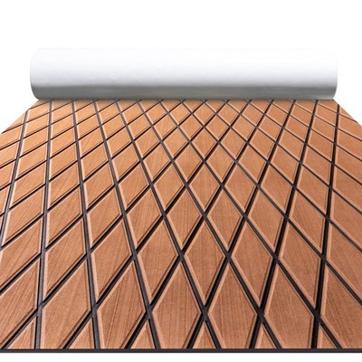 Boat Flooring EVA Foam Boat Decking Marine Mat Non-Slip Self-Adhesive Floorin...