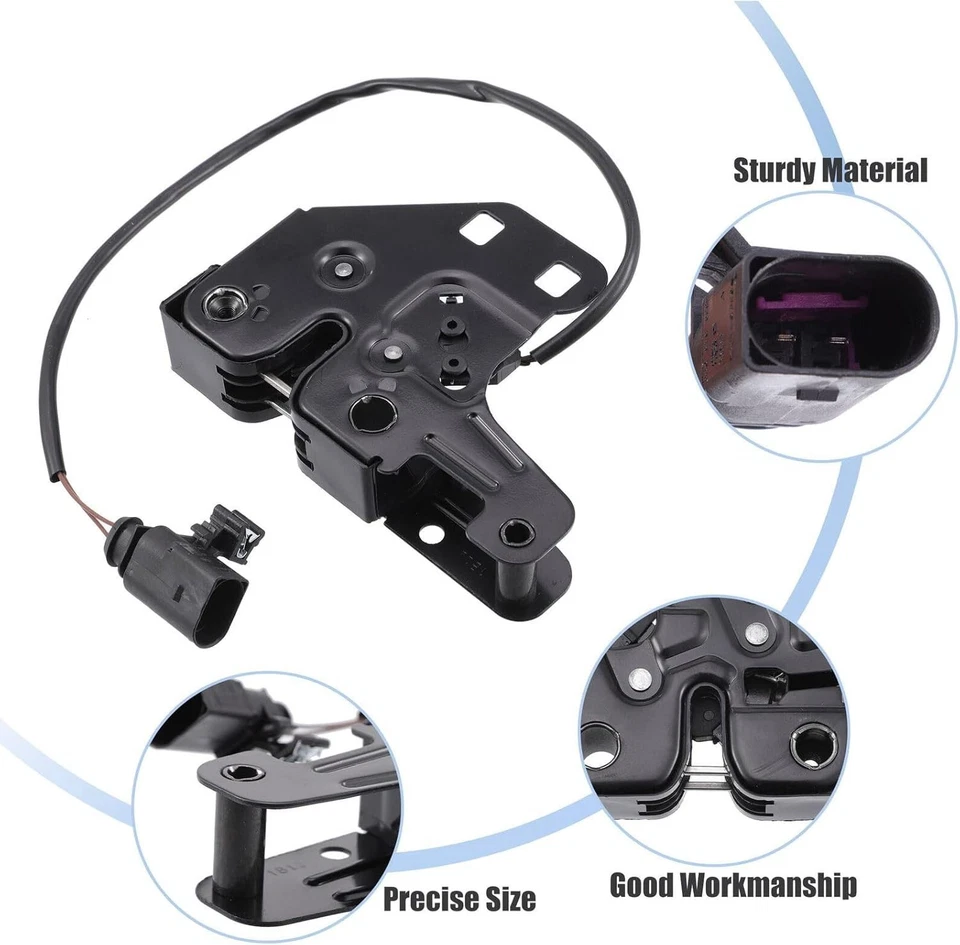 Упаковка (1) замок защелки капота автомобиля в сборе для Audi A4 S4 RS4 QUATTRO 2002-2008 - Изображение 4 из 4