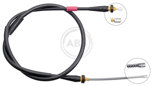 A.B.S.-OE K17286-OE Cable Pull, parking brake for RENAULT
