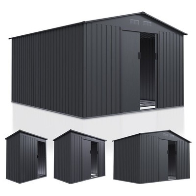 Gerätehaus Geräteschuppen Schuppen Metall Garten Outdoor Haus Gartenhaus Juskys 