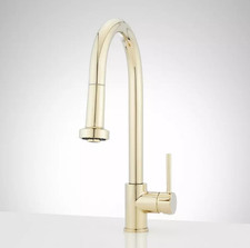 Signature Hardware SHXCRD10EBG Ridgeway PullDownKitchen Faucet, Polished Brass05