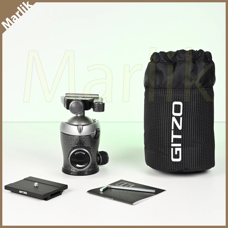 Gitzo GH3382QD Series 3 Center Ball Head for tripod w Arca-Type QR Clamp & Plate - Image 2 of 4