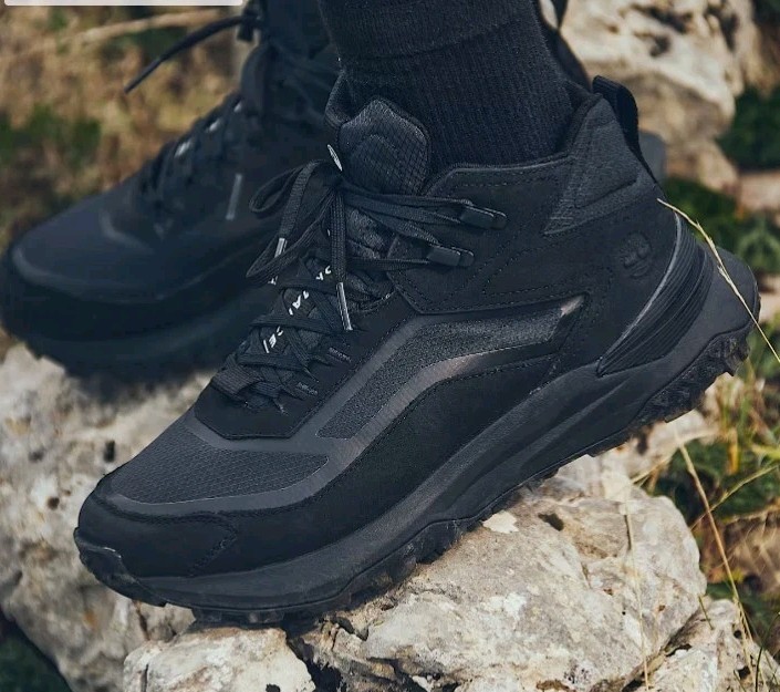 SOLDOUT! Timberland Mens Motion Access Mid Black Ripstop PREMIUM HIKE BOOT 10.0