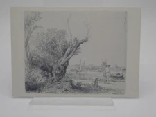 Rembrandt The Omval at the Amstel Vintage Postcard