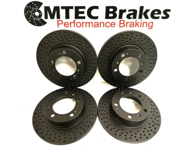 Porsche Boxster 986 2.5 96-99 front brake discs e Post. Nero Drilled 292mm Post.