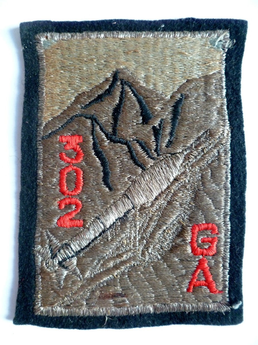 INSIGNE TISSU BRODE ARMEE ARMISTICE ARTILLERIE WW2 FRENCH ARMY WOVEN PATCH BADGE