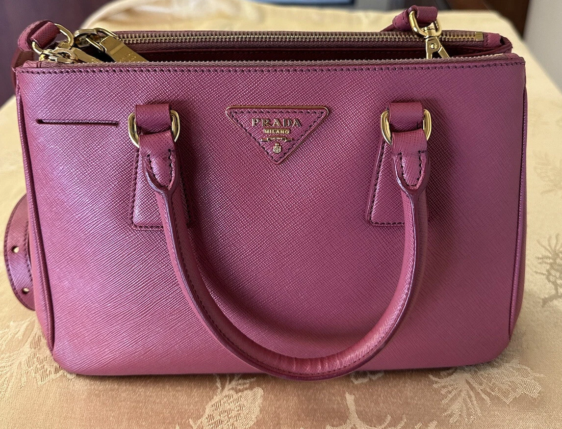 Prada Galleria mini pink bag