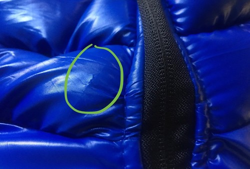 CALVIN KLEIN SHINY BLUE PUFFER JACKET MENS SIZE S LIGHTWEIGHT ZIP UP JACKET - Picture 11 of 11