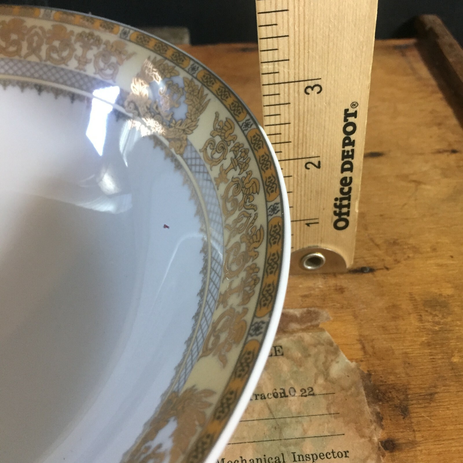 Savoy Home China Laurels Yellow, Gold & Grey SVH2 Sold by Piece eBay