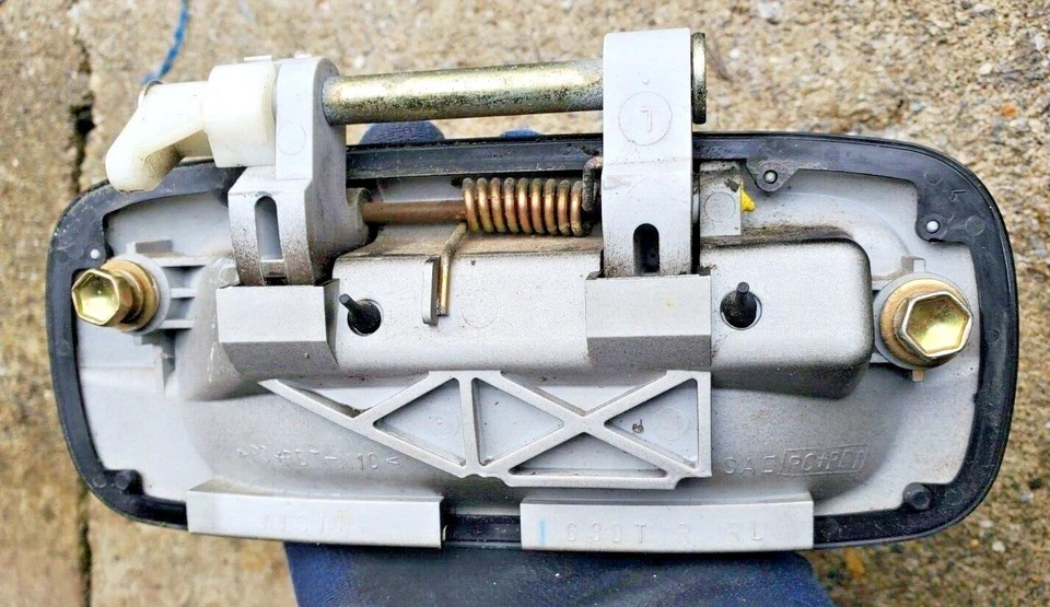 98-05 LEXUS GS300 GS400 GS430 Conjunto de manija exterior puerta trasera izquierda negro OEM Foto 4 de 4