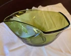 Vintage 1950's MCM Anchor Chip and Dip Set Green Missing Dip Bowl, have Holder