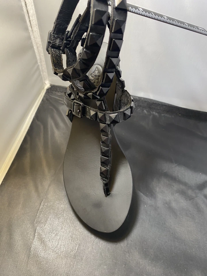 Sandalias Sarah Jessica Parker Gladiador Negras Talla Euro 35-36 Foto 3 de 4