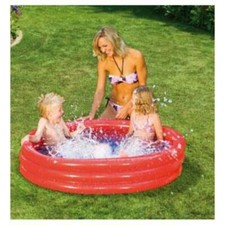 Happy People Planschbecken mit 3 Ringen uni 100 x 23 cm