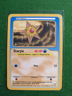 FUNSKOOL Staryu c06 Rare Indian Black Hole Pokemon Card | eBay FUNSKOOL Staryu c06 Rare Indian Black Hole Pokemon Card | eBay