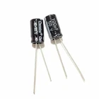 50pcs 50v 100uf 50volt 100mfd 105c aluminum electrolytic capacitor 6×11mm