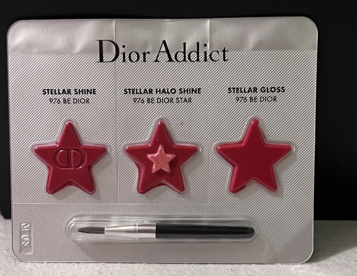 Dior Addict Lipstick Samples Stellar Shine, Halo Shine, Lip