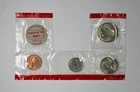 1970 D BU Mint Set Coins 1C 5C 10C 25C in Mint Cellophane