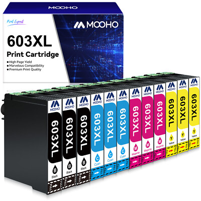 12x Druckerpatronen 603 XL für Epson XP 2100 3100 4100 3105 2105 4105 WF2830 DWF