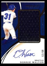 2020 Panini Immaculate Collection Debut Jumbo Autographs Donnie Walton Auto
