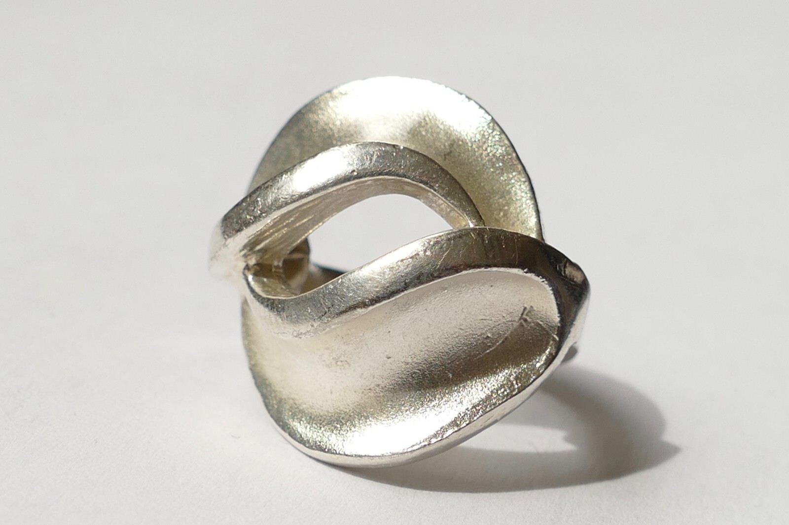 Ring designer ring simple timeless 835 silver vin… - image 1