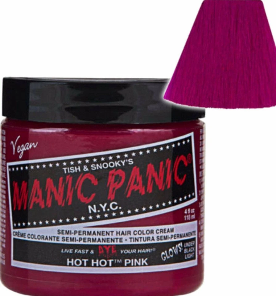 MANIC PANIC -- HOT HOT PINK -- HAIR DYE 118 ML x 2 (DUO) - image 2 of 2