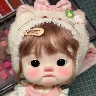 1/6 BJD Doll SD Ball Joint Resin Big-headed Naked Dolls Biting Lip Girl Gift Toy