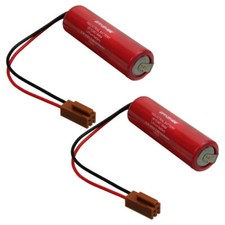 2X ER6V 3.6V ER6VC119B ER6VC119A 2400mAh PLC Battery With Plug for TOSHIBA 3.85 per gallon