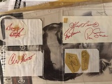 PHILADELPHIA PHILLIES  Vintage Autographs Cut Signatures Lot 1971 Chris Short